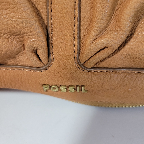 Fossil Small Piper Pebbled Leather Bag Light Brown - Picture 3 of 12